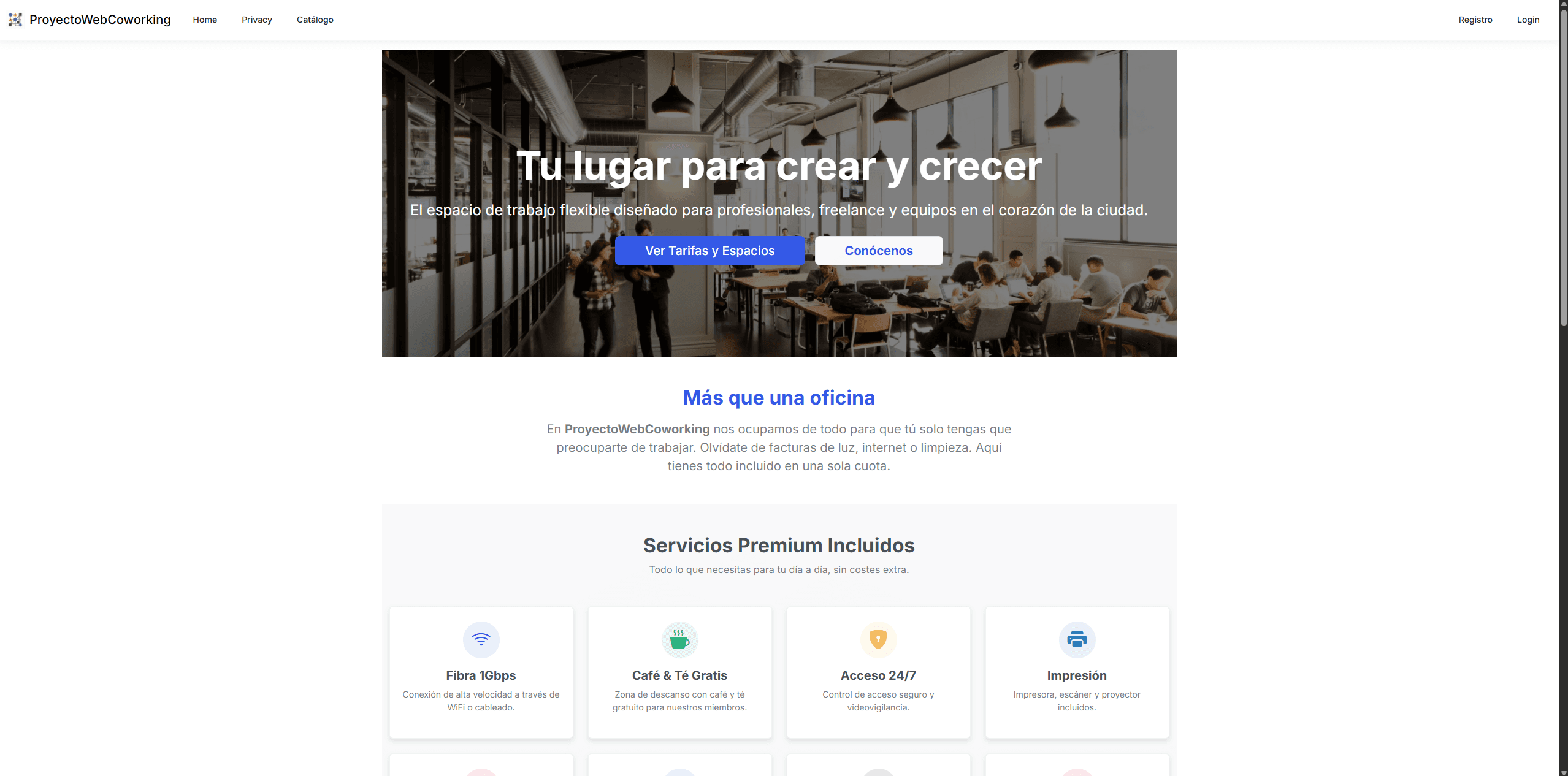 Proyecto Web Coworking